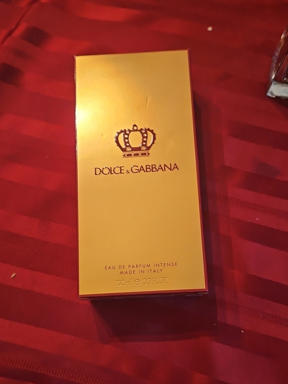 Dolce & Gabbana Gold and Red Fragrance Box